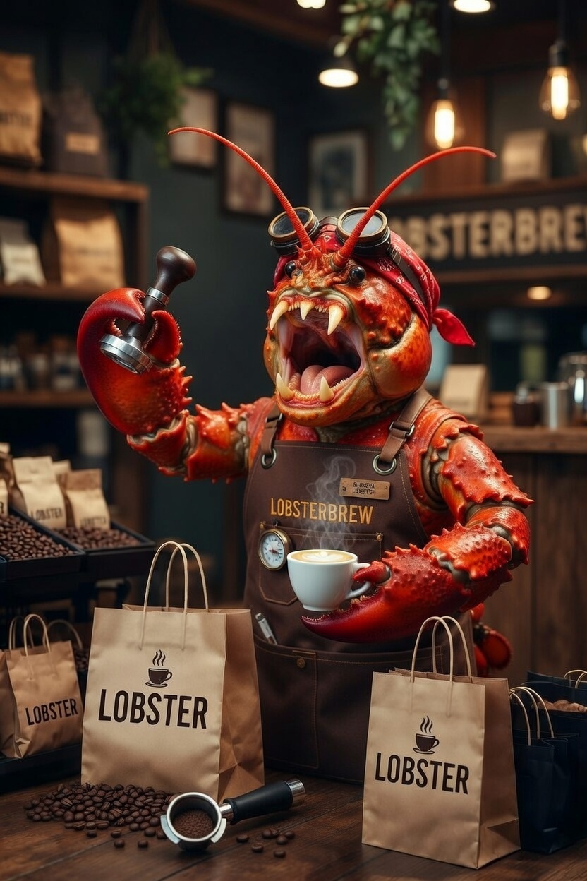LobsterBrew mascot